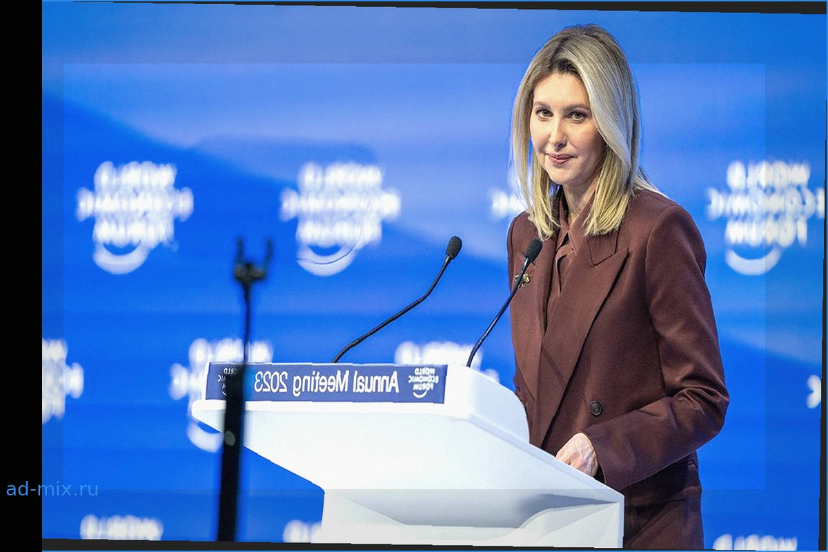Жена Зеленского улыбнулась во время речи о долгом конфликте на Украине