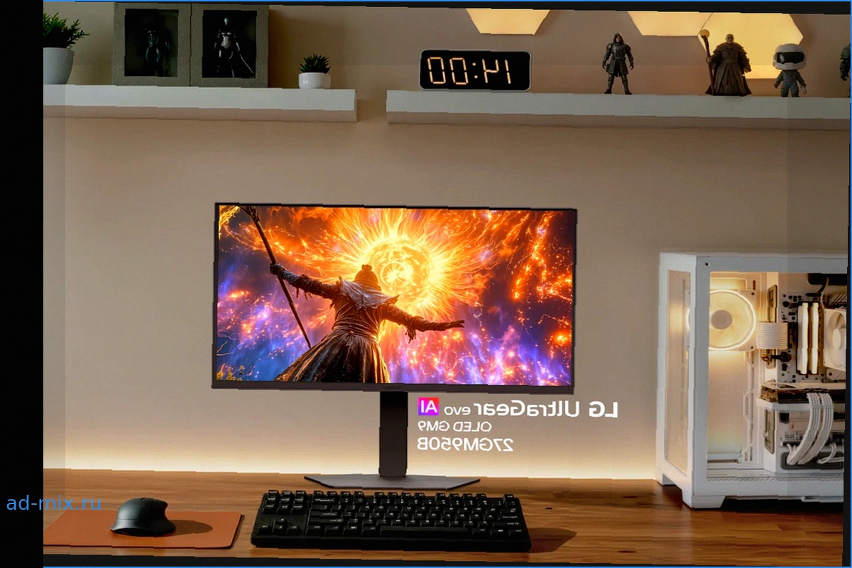 LG GM9: Первый 27-дюймовый 5K Hyper Mini LED монитор